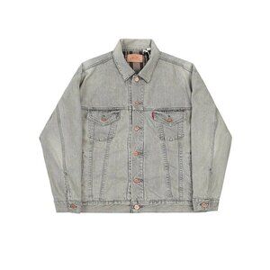 Levi's Vintage Clothing 'Leave Me Alone' Flannel Trucker Jacket